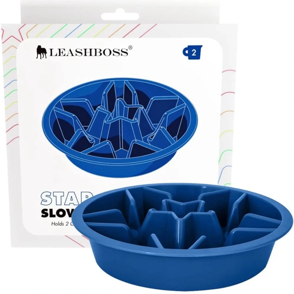 Leashboss Blue Slow Feeder